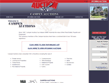 Tablet Screenshot of campenauctions.com